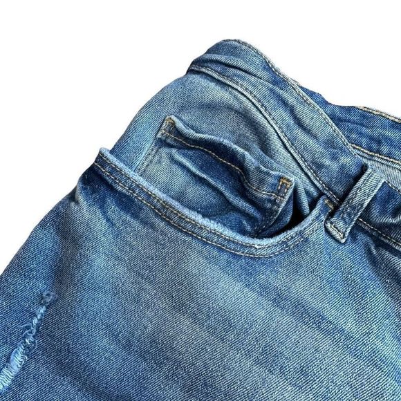 Stitch Star Plus Size 18 Distressed High Rise Skinny Jeans EUC Cotton Blend - Picture 7 of 13